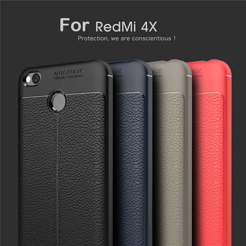 Чехол Thouport для Xiaomi Redmi 4X Ударопрочный Мягкий силиконовый чехол из ТПУ Pro