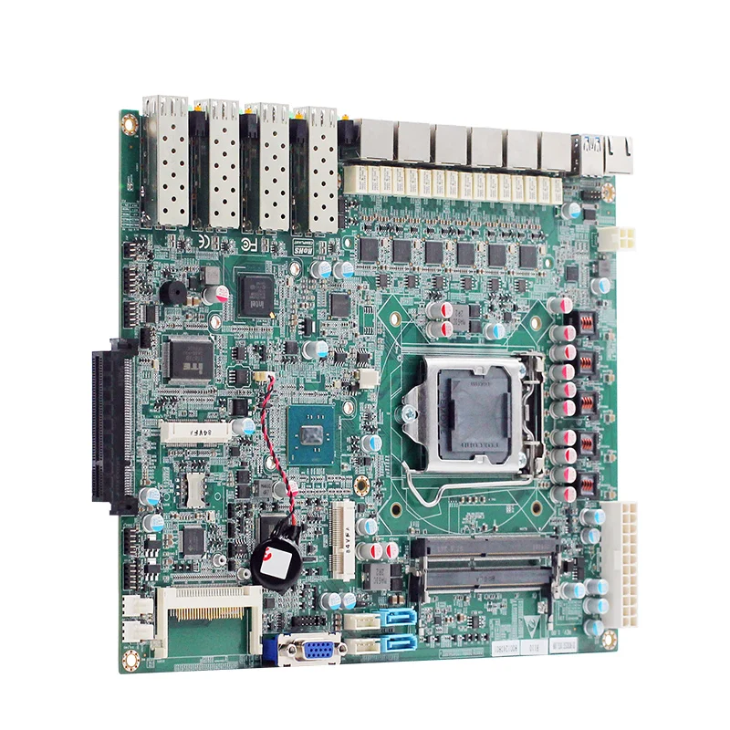 Мини материнская плата для ПК с чипсетом H110/H170 6 й/7 й процессор Pentium/Celeron 2 слота DDR4