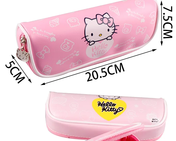 TOPSTHINK настоящий Hello kitty ткань милый мягкий большой чехол-карандаш для девочки