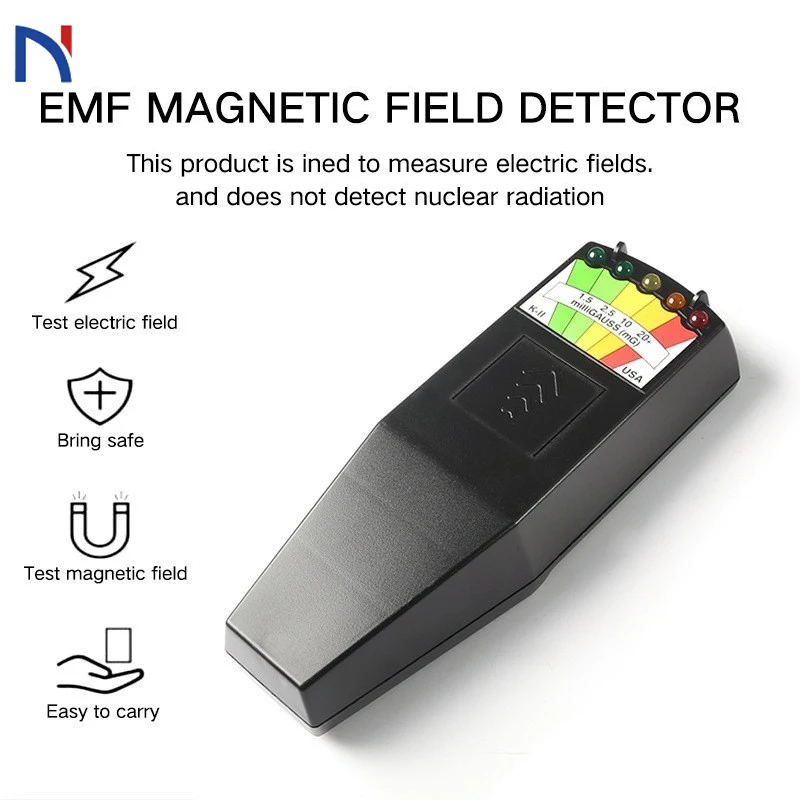Измеритель электромагнитного поля излучения EMF Ручной цифровой ЖК Дозиметр