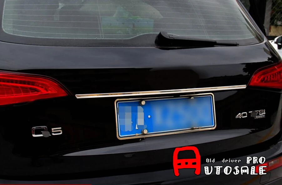 Тюнинг автомобилей для Audi Q5 2008-2015 Нержавеющая Задняя Крышка багажника