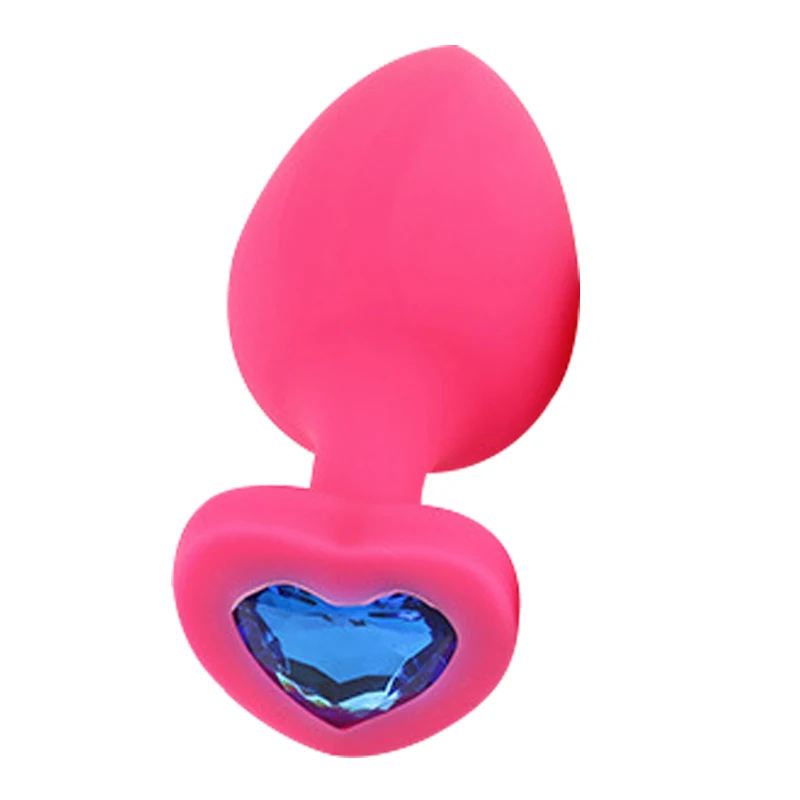 New small size heart black pink silicone anal plug beads butt jewelry insert gay anus sex toys for men women | Красота и здоровье