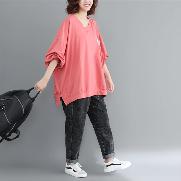 Большие размеры 4XL 5XL 6XL Женская толстовка женские осенние свитшоты объемный Пуловер розовый Sudadera Mujer уличная одежда