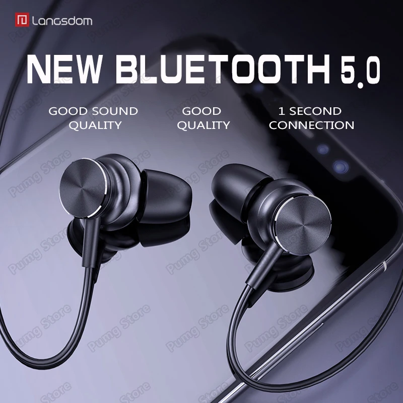 Langsdom Bluetooth наушники L33 портативный супер бас стерео Беспроводная игровая