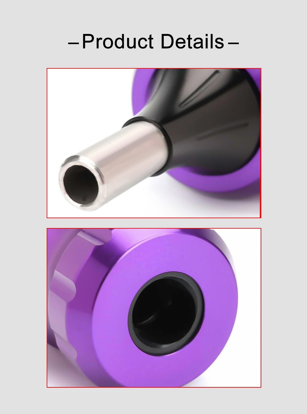 GHOST SPITER Adjustable Tattoo Grip Aluminum Alloy Tattoo Machine Guns Supplies Handle Grips For Cartridge Tattoo Needles