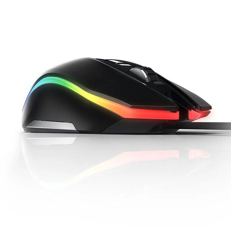 Оригинальная Проводная игровая мышь Dareu EM925 PRO 10800 dpi, 7-deep Регулируемая оптическая мышь PMW3336, светильник дыхания двигателя