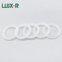 lujx r 1 5mm thickness vmq white o ring seal od 44 555 566 5810mm silicon seal ring gasket washer food grade o type rings