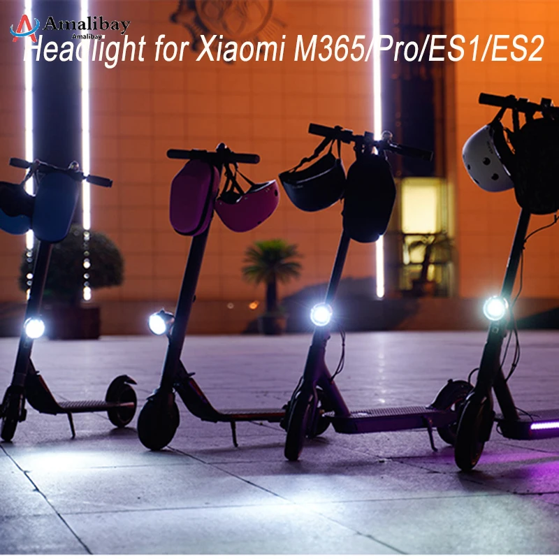 Светодиодная лампа для скутера Xiaomi M365 Pro регулируемая передняя фара сигнальная