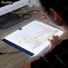 Ультратонкий 3,5 мм A4 светодиодный светильник планшет применяется к ЕСВеликобританииАвстралииСШАUSB штекер Алмазная вышивка алмазная живопись вышивка крестиком XSH