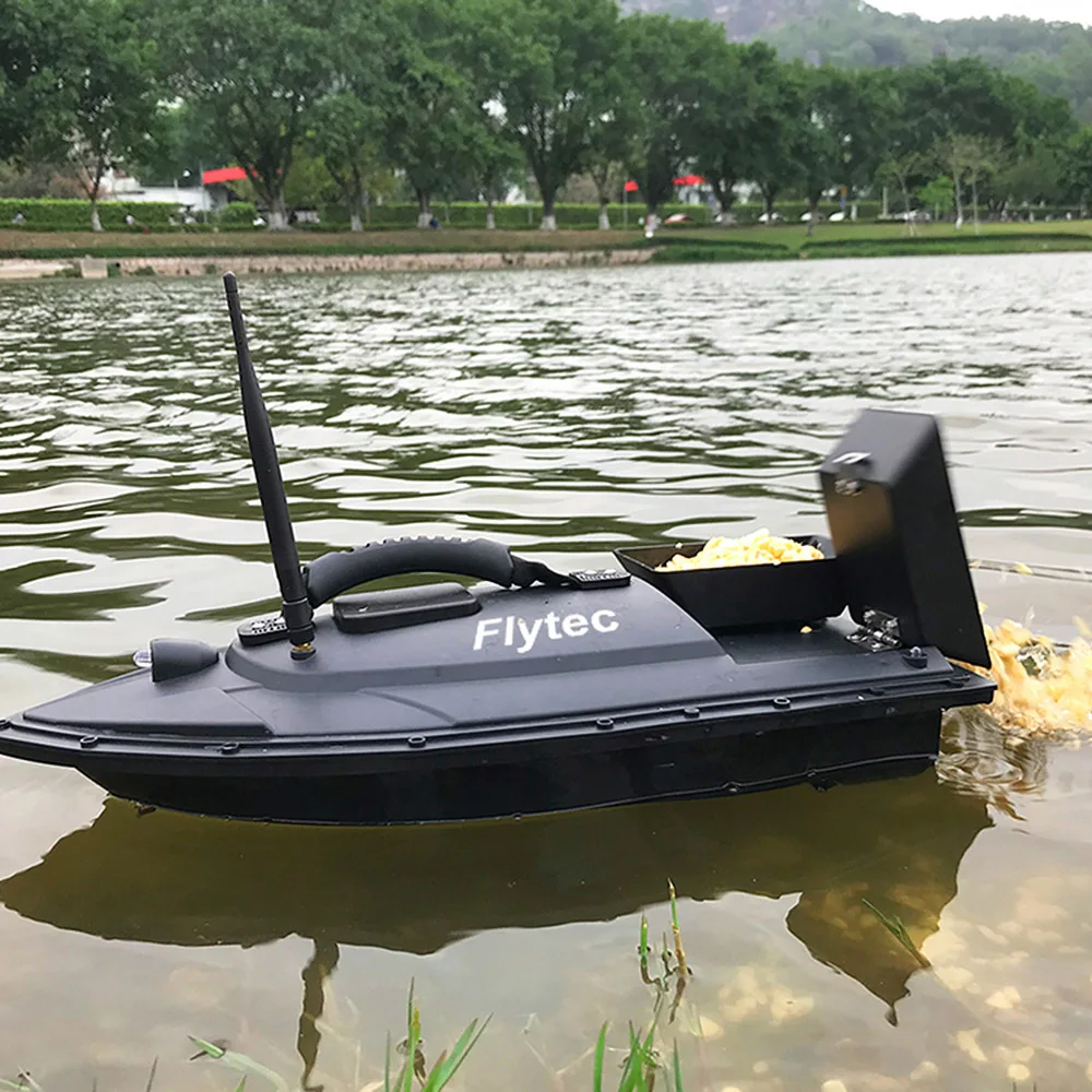 Радиоуправляемая лодка Flytec 2011-5 рыболокатор загрузка 1 5 кг дистанционное