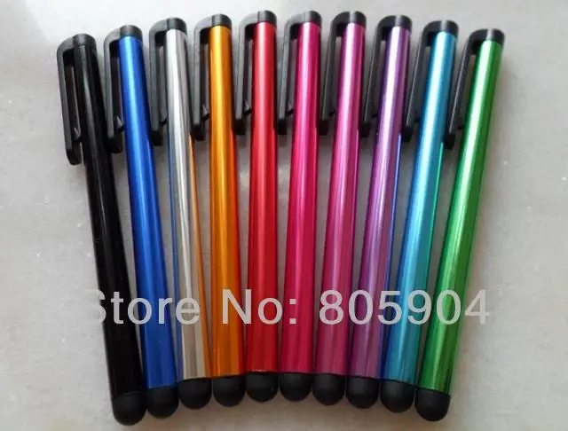 Универсальный емкостный стилус для планшетных ПК 20 шт./лот 10 видов цветов|capacitive
