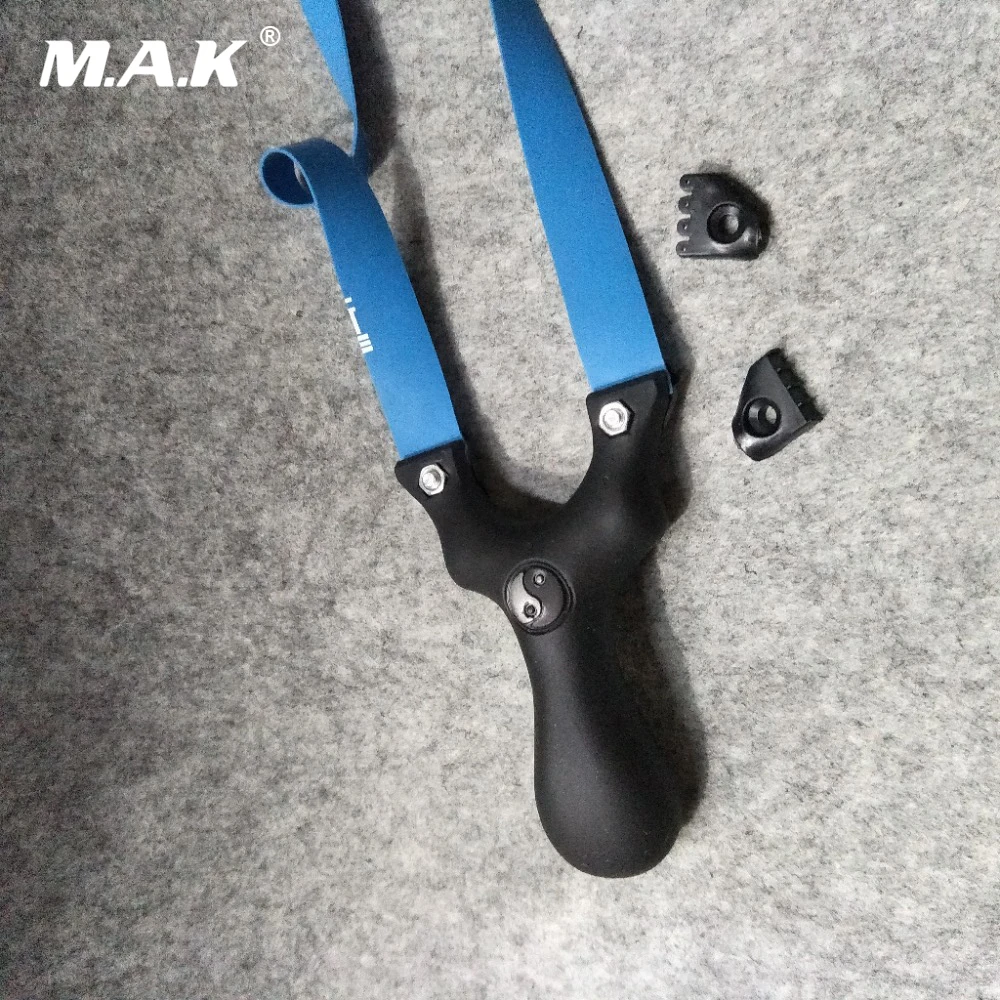 

1pc High Quality Fiber Aiming Resin Slingshot Flat-bowed SlingShot for Archery Shooting Hunting Practice