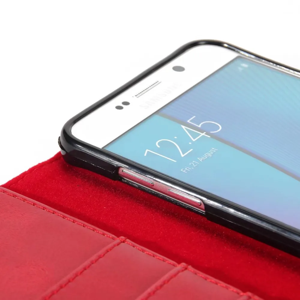 Для Coque Samsung Galaxy Note 5 люкс Ретро Кожаный чехол для Fundas Note5 N9200 карты бумажник Винтаж