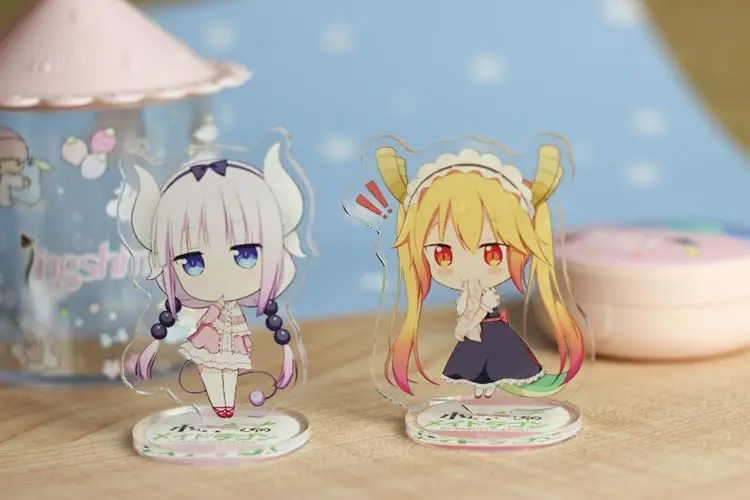 Miss Kobayashi's Dragon Maid Tohru Kanna аниме фигурка на акриловой подставке настольная