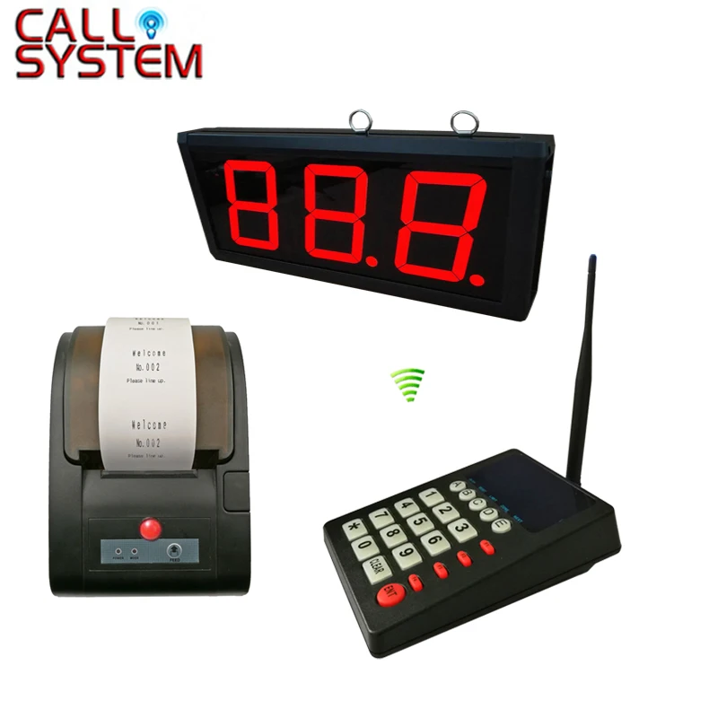 Система управления вызовами очереди 3 значный номер большой дисплей приемник с