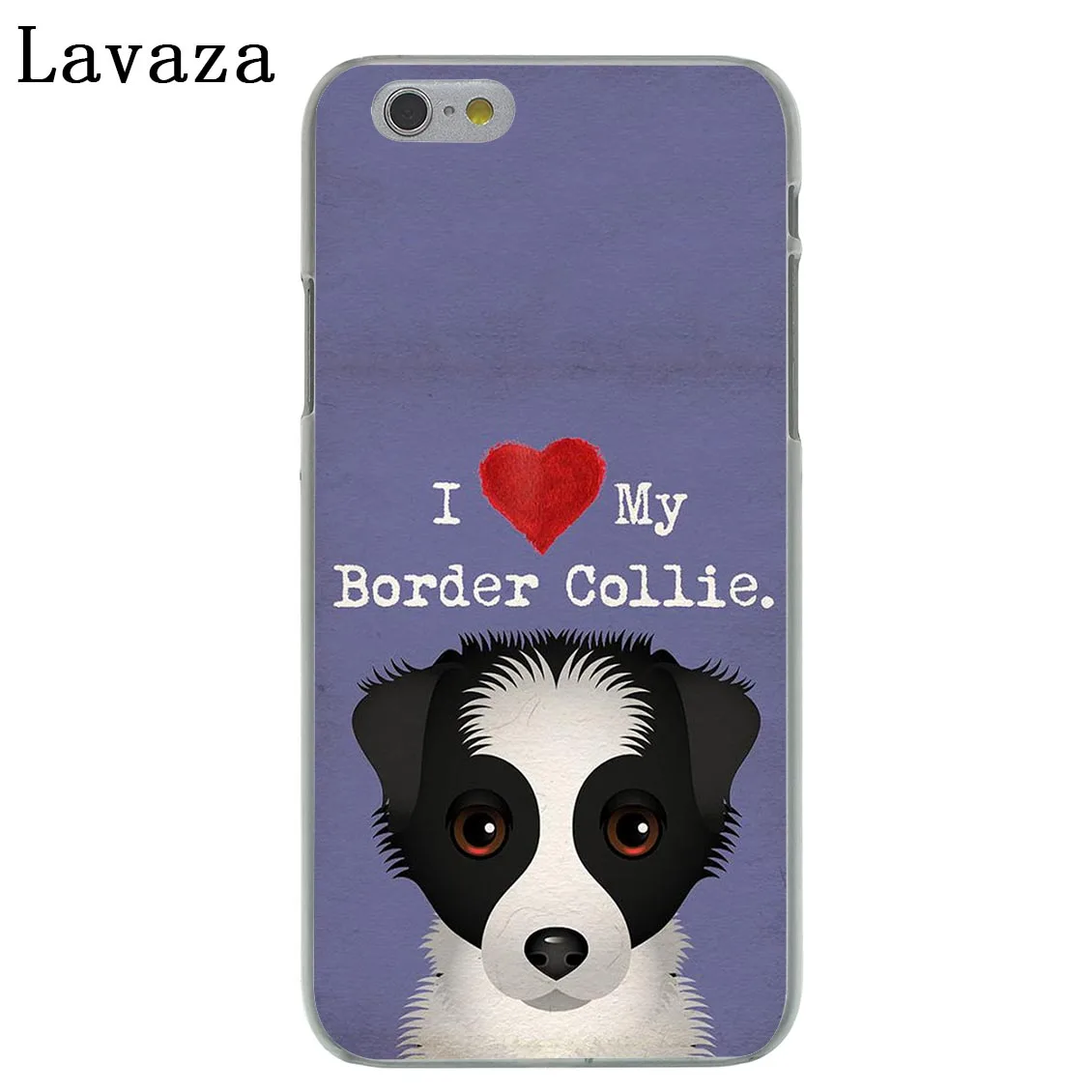 Жесткий чехол для телефона Lavaza Border Collie с милой собачкой для iPhone XR X 11 Pro XS Max 7 8 6 6S 5 5S SE 4S 4 10 - Цвет: 6