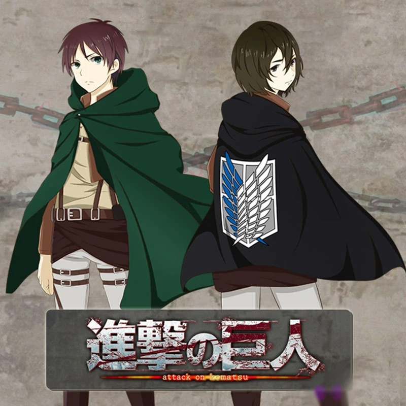 Атака на Титанов зимнее пальто с утеплителем Shingeki no Kyojin Легион скаутов флисовая накидка зеленая накидка Eren косплей костюм мужской женский