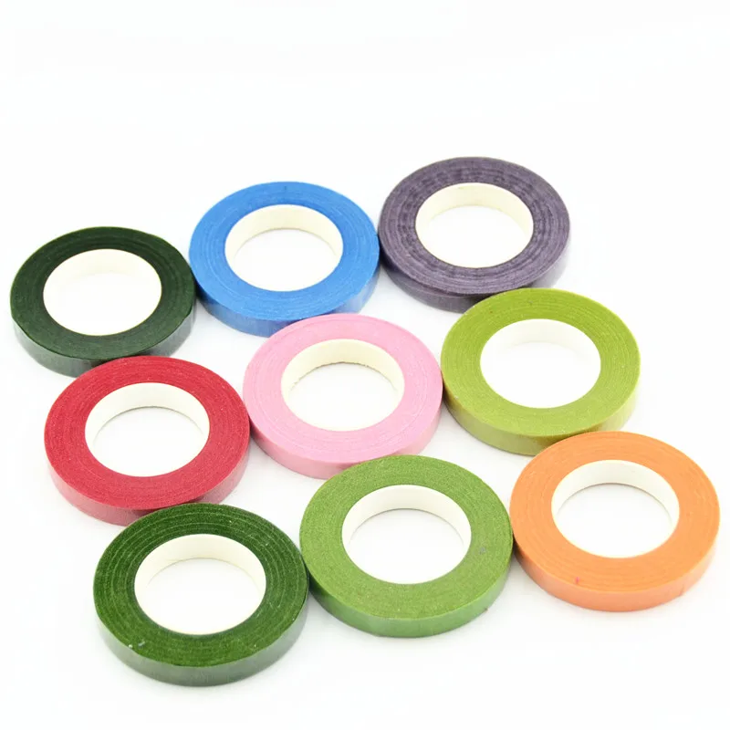 Дешевые 25 метров бумага Гирлянда лента искусственный цветок фиксированные