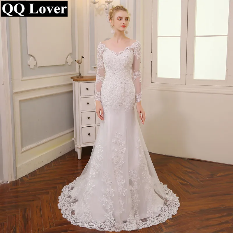 Платье свадебное с V образным вырезом и открытой спиной|wedding gowns|mermaid wedding dresseswedding