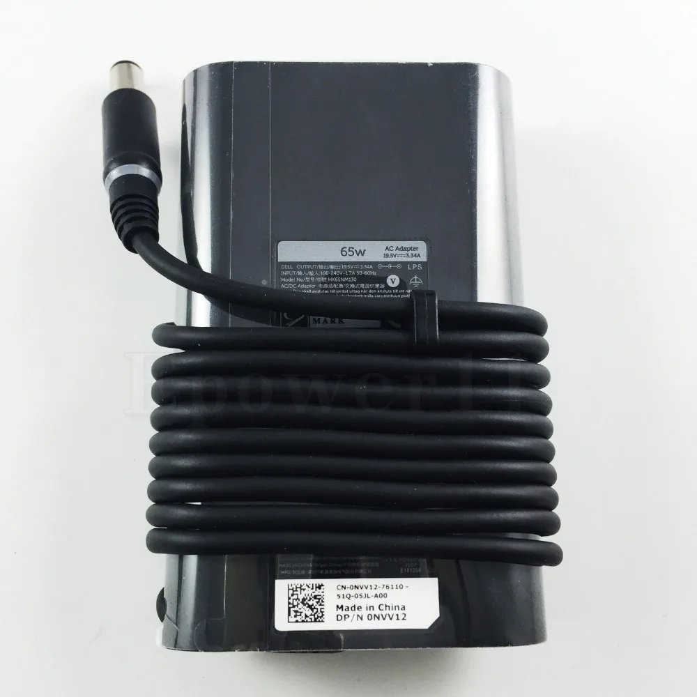 7XINbox подлинное 19 5 V 65W зарядное устройство адаптер для Dell Inspiron E1405 E1505 E1705 PA 1650 02D2