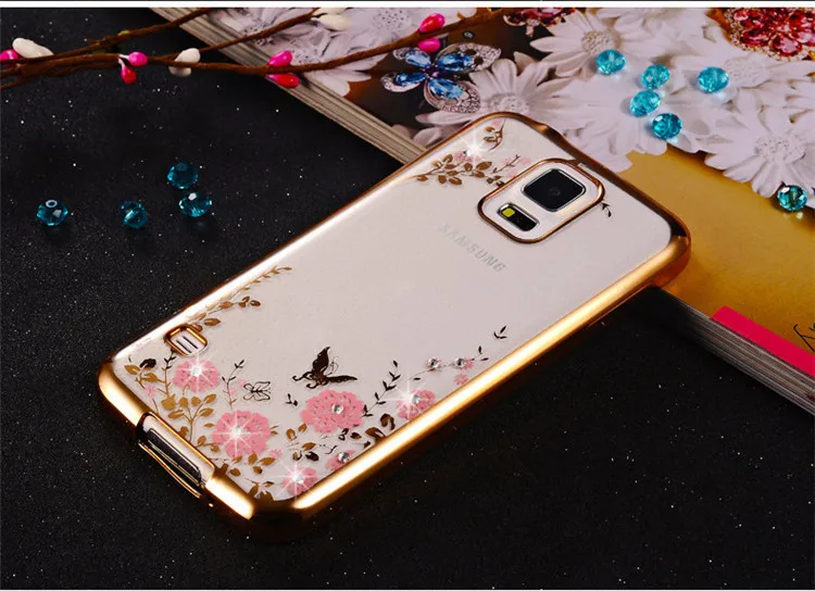 Роскошные Алмаз Цветы Secret Garden мягкие покрытие TPU чехол для samsung Galaxy J1 J2 J3 J5 J7