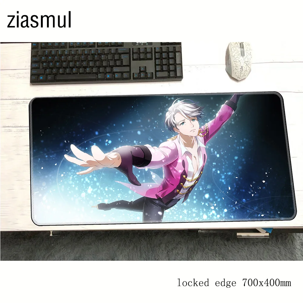 Игровой коврик для мыши yuri on ice 700x400x3 мм высококачественный игровой компьютерного