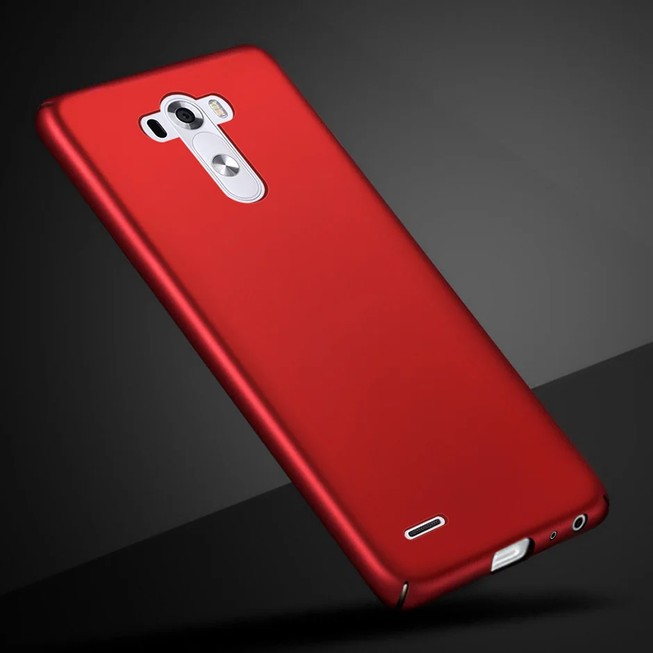 Жесткий ПК чехол для LG Optimus G3 5 &quotчехол роскошный простой матовый телефона G 3 D850 D851