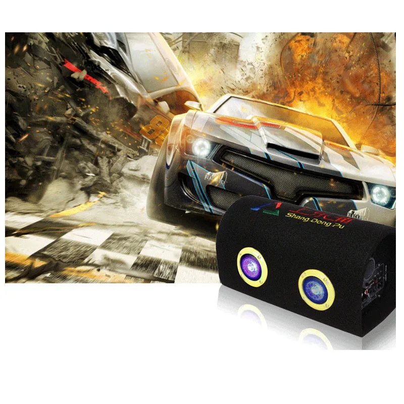 12V 24V 110V 220V 5 дюймовый Динамик коробка автомобильный аудио активный сабвуфер Bluetooth