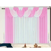 luxury living room curtains panel curtains for living room tulle brand sheer window valance curtains 100 colors available