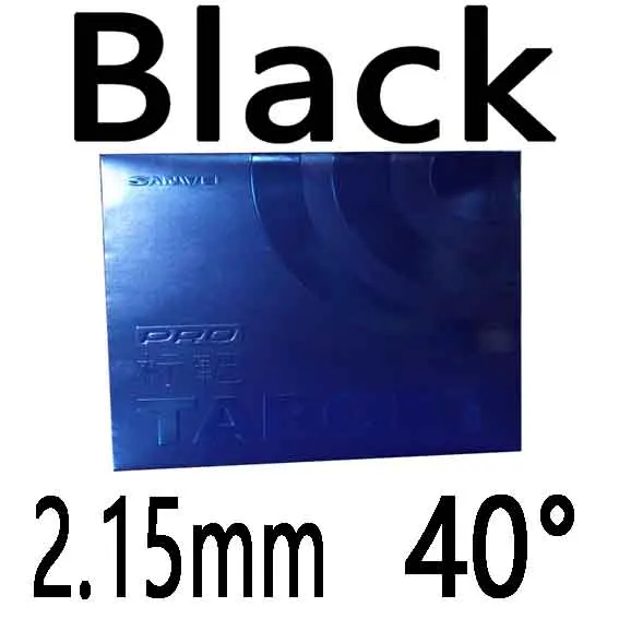 Black 2.15mm H40 Sanwei( последний) TARGET Provincial Blue Sponge(Target Pro Blue Version) резиновая губка для настольного тенниса с губкой для пинг-понга - Цвет: Black 2.15mm H40
