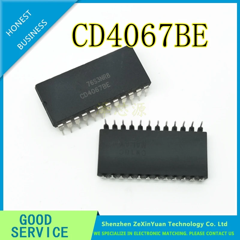 

20 шт./лот CD4067BE CD4067B CD4067 4067 Demultiplexers IC DIP-24
