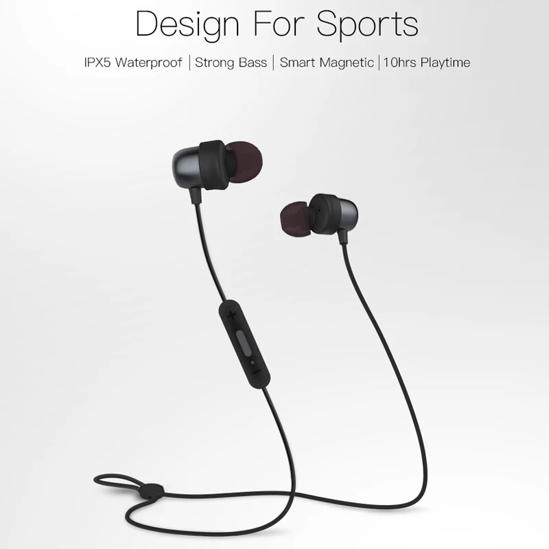 QCY QY20 Bluetooth наушники IPX5-Rated устойчивое Беспроводные спортивные для бега с