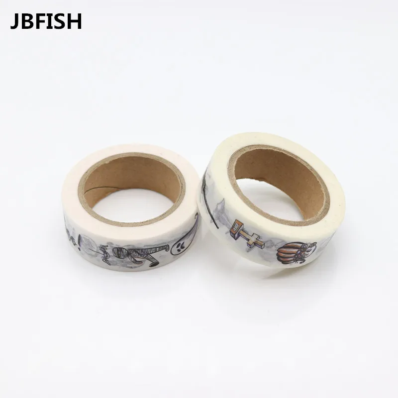 JBFISH Хэллоуин Тыква олень череп васи лента мультфильм клейкая для скрапбукинга