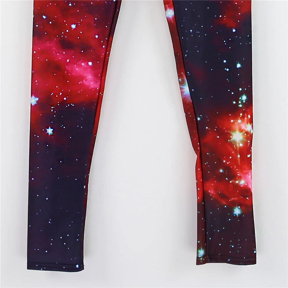 

Digital Printing Elastic Casual Pants Red sky Pattern Women Leggings 7 sizes Fitness Clothing Free Shipping
