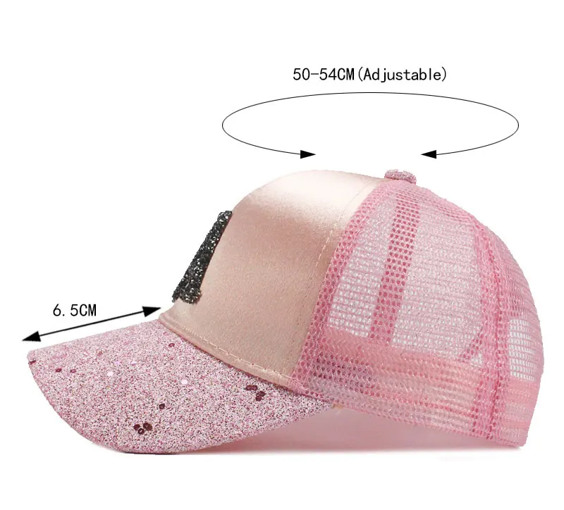 Блестками сетчатые Детские Шапки дети Snapback Бейсбол Кепки с буквой «А забавные Шапки сезон: весна–лето в стиле хип-хоп для мальчиков, шляпы солнцезащитные, кепки кости