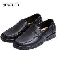 rouroliu men work shoes pvc waterproof water shoes wellies comfortable non slip rainboots black shallow rain shoes rt331