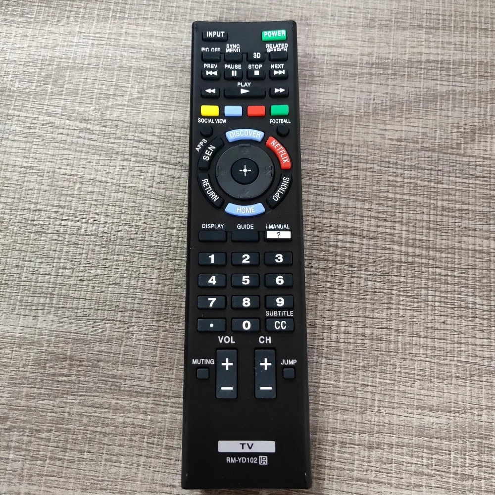

NEW RM-YD102 Remote Control For Sony KDL-42W651A KDL-46W700A 149276611 PLASMA BRAVIA LCD LED HDTV 3D TV Fernbedienung