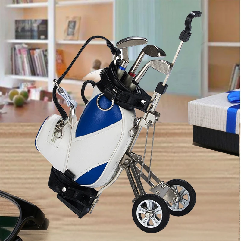 CRESTGOLF Golf Подарочный держатель для ручки с 3 ручками сумки гольфа украшения стола
