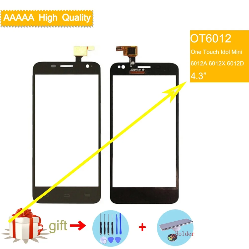 6012 сенсорный экран для Alcatel One touch Idol Mini 6012A 6012D 6012X OT6012 дигитайзер стеклянная