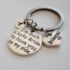 Подарок для подружки невесты, мне повезло, что вы были рядом, подружка невесты, свадебный брелок на память, спасибо, подарочные украшения