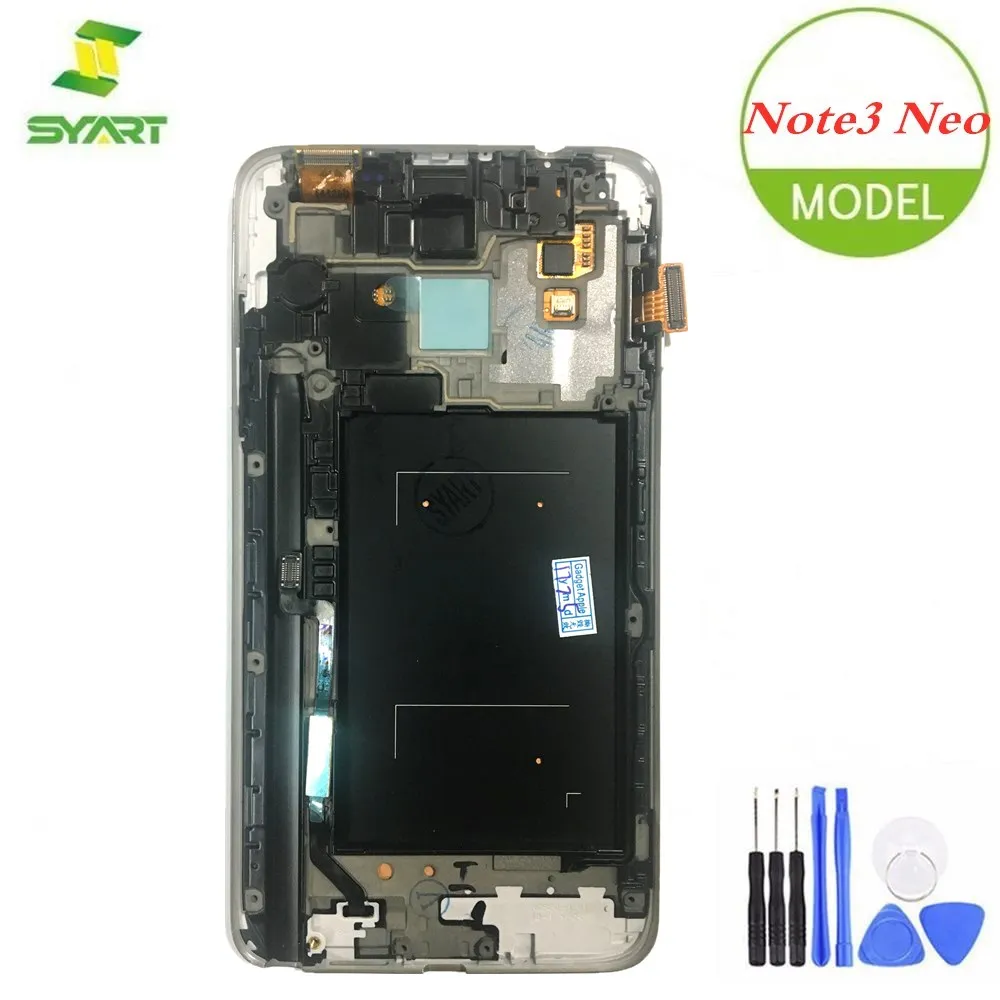 Для Samsung Galaxy Note 3 Neo ЖК дисплей сенсорный экран дигитайзер сборка с рамкой для Mini Lite