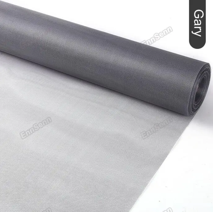 Gray 150cm Width DIY Customizable Screen Window Mesh,Nano DIY Window Screen Anti Mosquito Bug Insect Fly Window Screen Mesh Net Curtain - Цвет: Gray 150cm Width