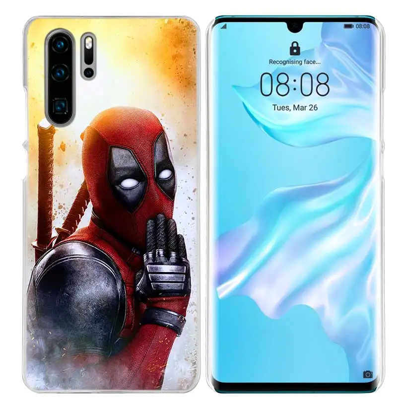 03 Чехол Дэдпул паук-человек для huawei P20 P Smart Z Plus P30 P10 P9 P8 mate 10 20 lite Pro жесткий чехол для телефона pc Coque - Цвет: 03