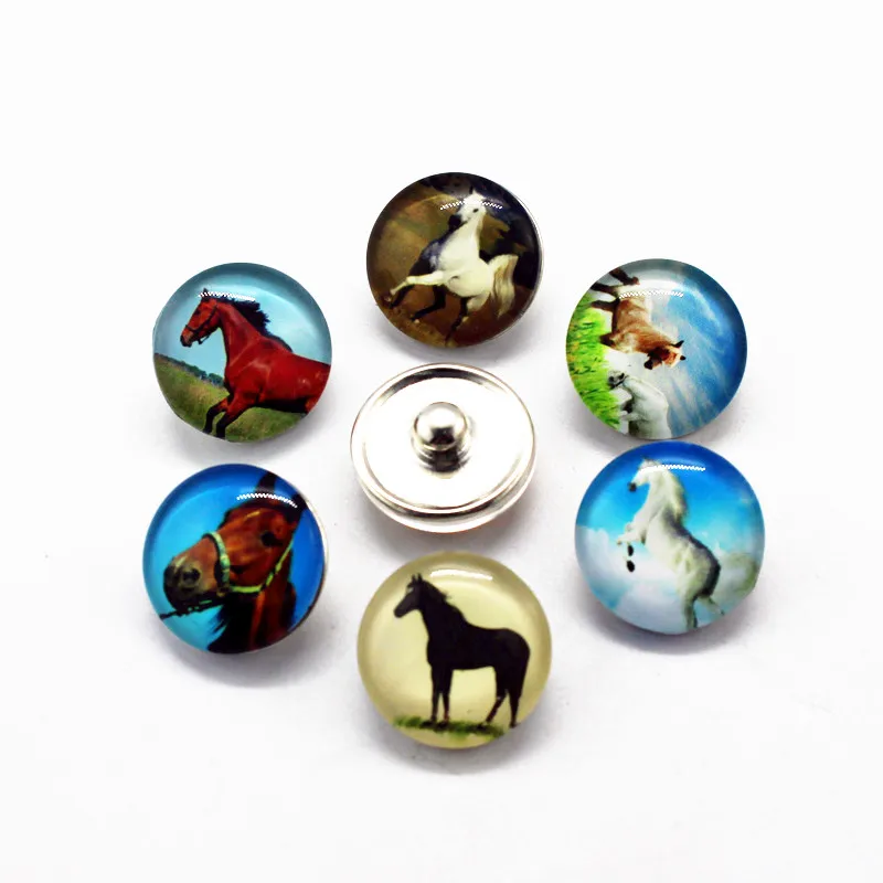 Новый продукт 10 шт./лот/Партия красная собака олень стеклянная пуговица 18 мм