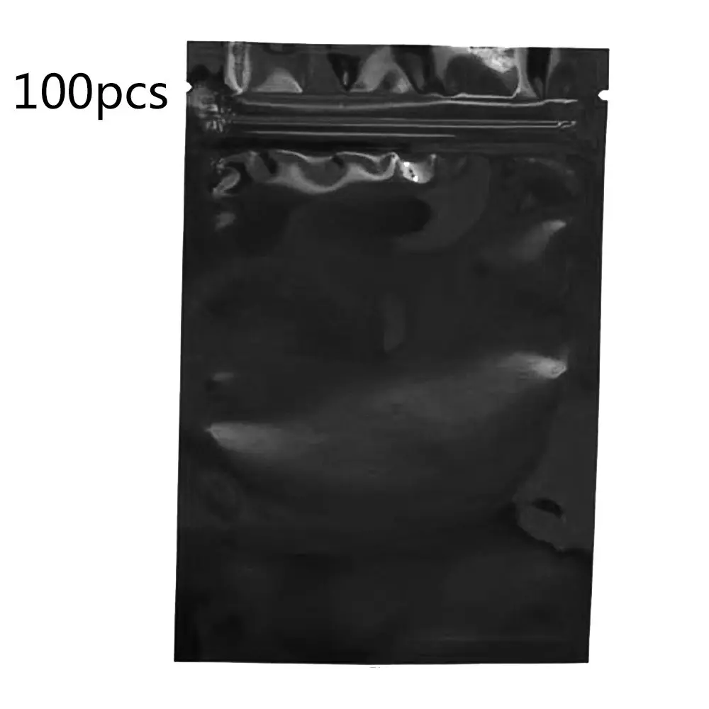 100 шт./компл. сумка из толстой алюминиевой фольги с алюминиевым покрытием мешок
