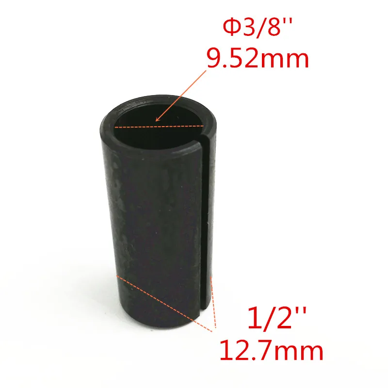 1pcs 12.7-9.52mm Втулка Конусная Зажимная гайка 1/" 1/4" 3/" для Makita 763803-0 3612X 3612Y 3612T 3612 3612CY 3612C 3612CT 3612BR 3612 3600H MT360 фрезерный станок - Цвет: 1pcs 12.7-9.52mm