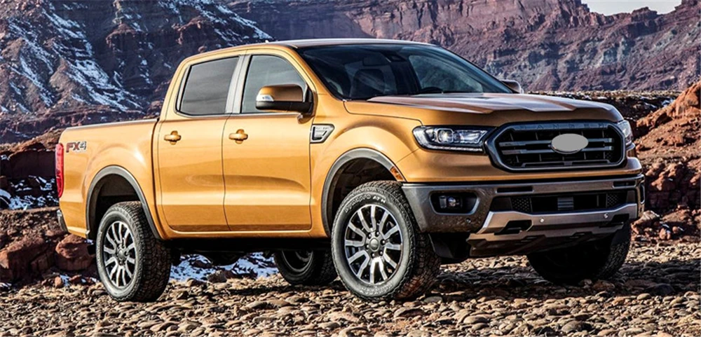 1 пара для Ford Ranger 12 В светодиодный автомобильный DRL дневный ходовой светильник, противотуманная фара, светильник для вождения с желтым поворотом
