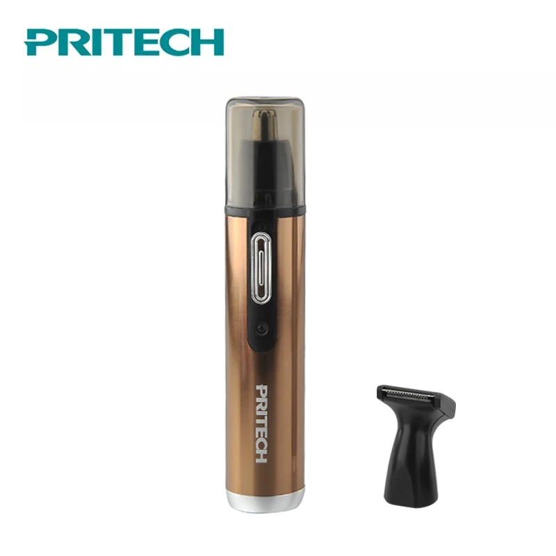 PRITECH 2 в 1, электрический триммер для носа, перезаряжаемый триммер для волос, бритва для носа, Бритва для мужчин, моющаяся Бритва для боковины, уход за лицом