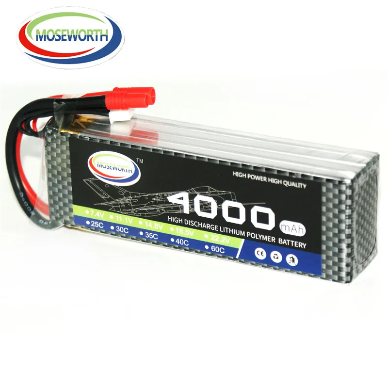 4S 14 8 V 4000 мА/ч 40C провод с силикатной гелевой Батарея для Квадрокоптер
