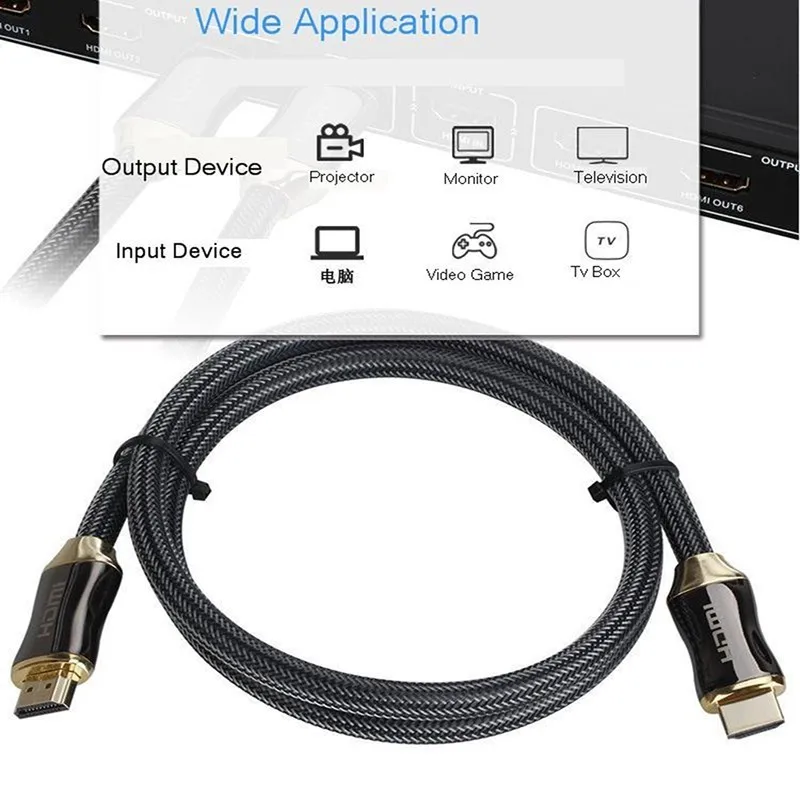 SeenDa 2 0 Hdmi металлическая Высокая четкая линия 4k телевизионная соединительная для
